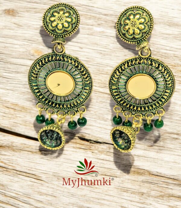 Oxidised Jhumka Earring For Women